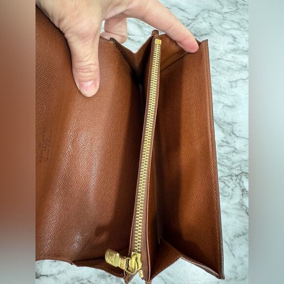 Louis Vuitton Monogram Sarah Wallet Authentic Vintage - Picture 4 of 8